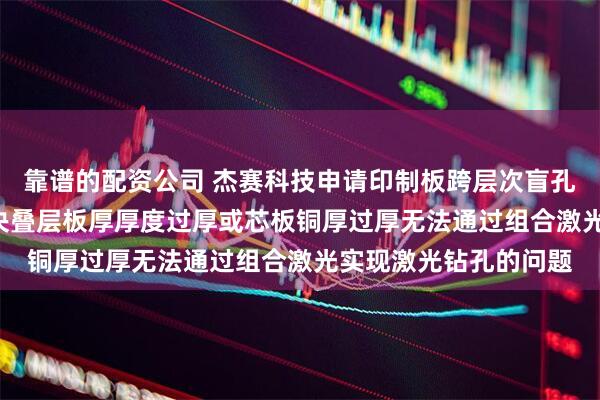 靠谱的配资公司 杰赛科技申请印制板跨层次盲孔的加工方法专利, 解决叠层板厚厚度过厚或芯板铜厚过厚无法通过组合激光实现激光钻孔的问题